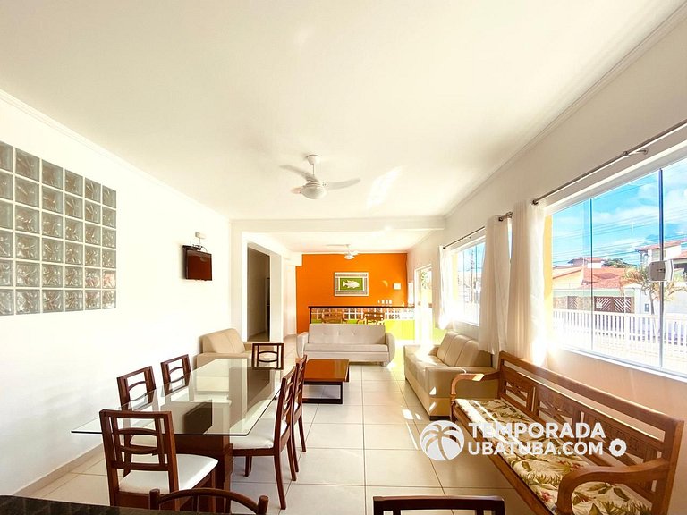 CASA4 - Linda casa c/ piscina 6 suites ha 150m da orla. Prai