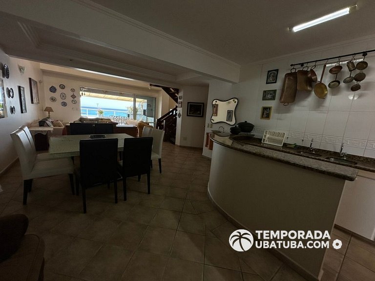 404DM - Cobertura 3 suítes fte mar - Praia Grande