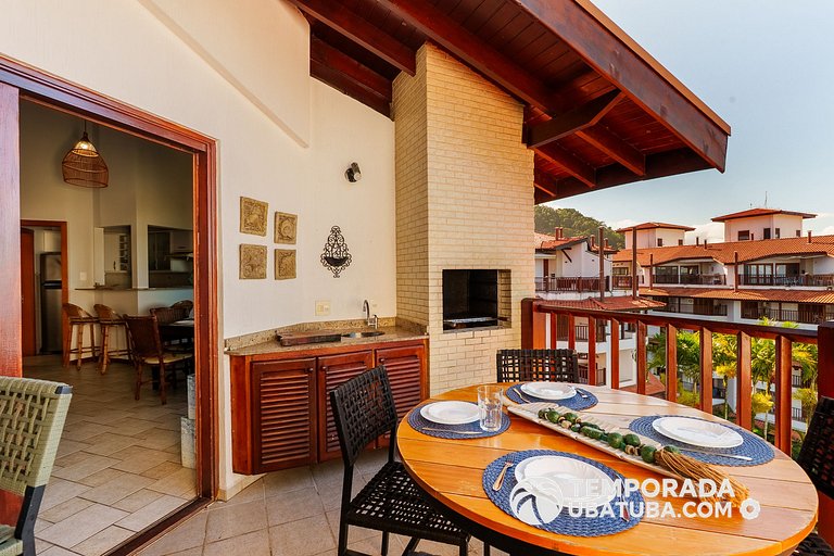503J - Cob Duplex fte mar 10 pessoas - Bali Resort