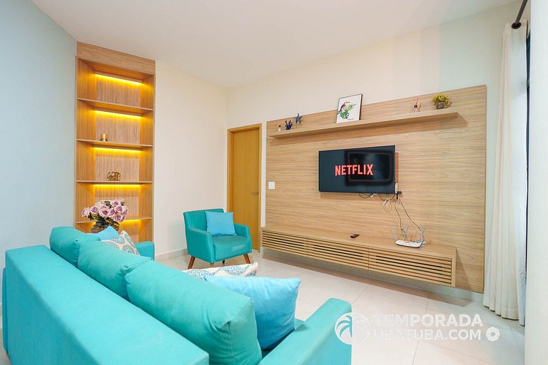 DNA111 - Apto 2 suites frente mar – Reserva DNA, Ubatuba - P