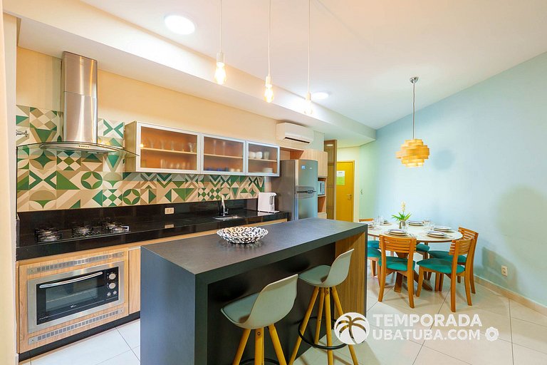 DNA111 - Apto 2 suites frente mar – Reserva DNA, Ubatuba - P